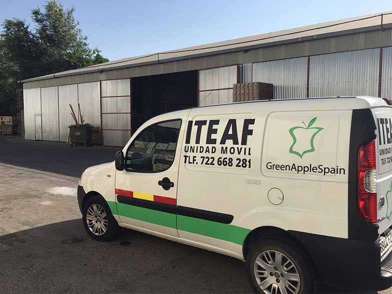 Green Apple Spain - ITEAF y Formación en Motilla del Palancar // Inspección de maquinaria fitosanitaria en Motilla del Palancar. Provincia de Cuenca. Valencia y Andalucía